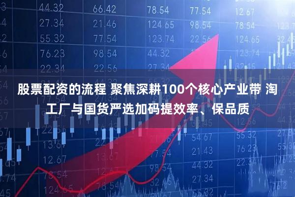 股票配资的流程 聚焦深耕100个核心产业带 淘工厂与国货严选加码提效率、保品质